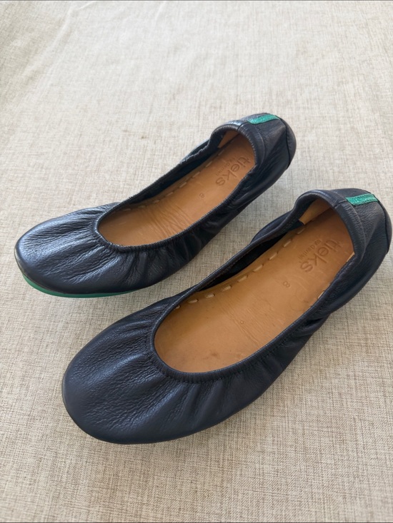 Tieks Shoes - Turks Ballet Flats Navy Blue Women’s 8 comfort minimalist capsule